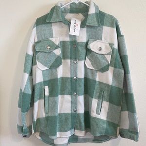 Pink Desert Mint/Ivory Flannel- loose fit (M)